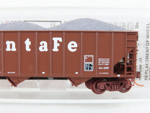 N Scale Micro-Trains MTL 108120.1 ATSF Santa Fe 3-Bay Hopper #179655 w/ Load