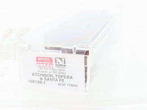 N Scale Micro-Trains MTL 108120.1 ATSF Santa Fe 3-Bay Hopper #179655 w/ Load