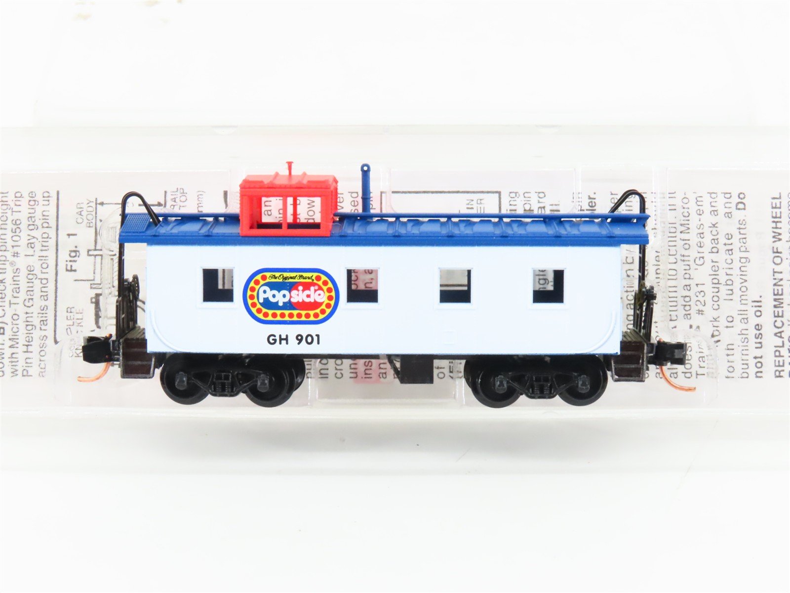 N Scale Micro-Trains MTL 100130 GH Popsicle 36' Offset Cupola Caboose #901