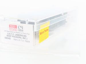 N Scale Micro-Trains MTL 59540 URTX American Beef Packers 40' Ice Reefer #75524