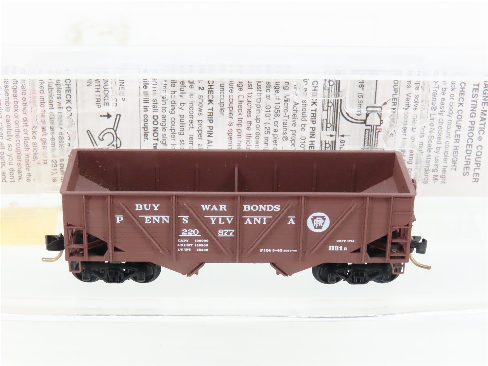 N Micro-Trains MTL 57100 PRR Pennsylvania 