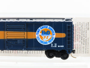 N Scale Micro-Trains MTL 20256 B&O Time Saver Service 40' Box Car #468800
