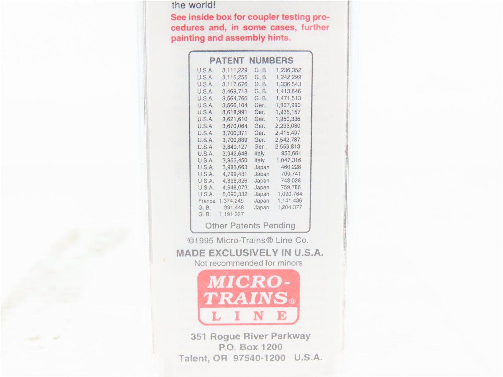 N Scale Micro-Trains MTL 20256 B&O Time Saver Service 40' Box Car #468800