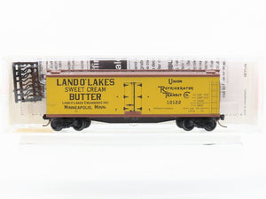 N Scale Micro-Trains MTL 49460 URTC Land O' Lakes Butter 40' Wood Reefer #10122