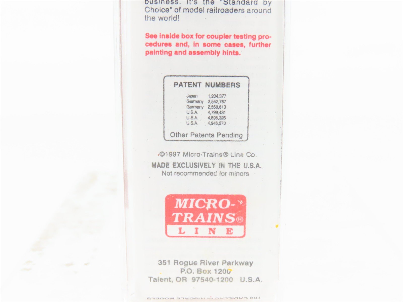 N Micro-Trains MTL 20396 WM Western Maryland Fast Freight 40' Box Car #29140