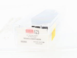 N Scale Micro-Trains MTL 55350 T&N The Pig Iron Route 2-Bay Open Hopper #108751