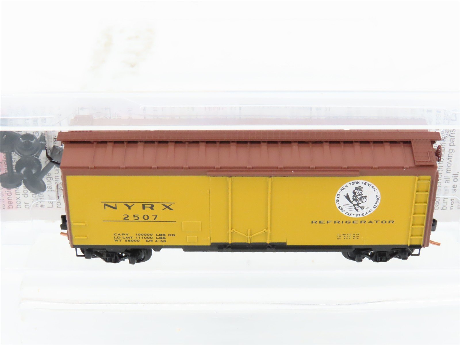 N Scale Micro-Trains MTL 21440 NYRX New York Central Early Bird 40' Boxcar #2507