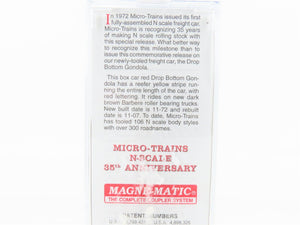 N Scale Micro-Trains MTL 08300035 35th Anniversary 40' Drop Bottom Gondola #2007