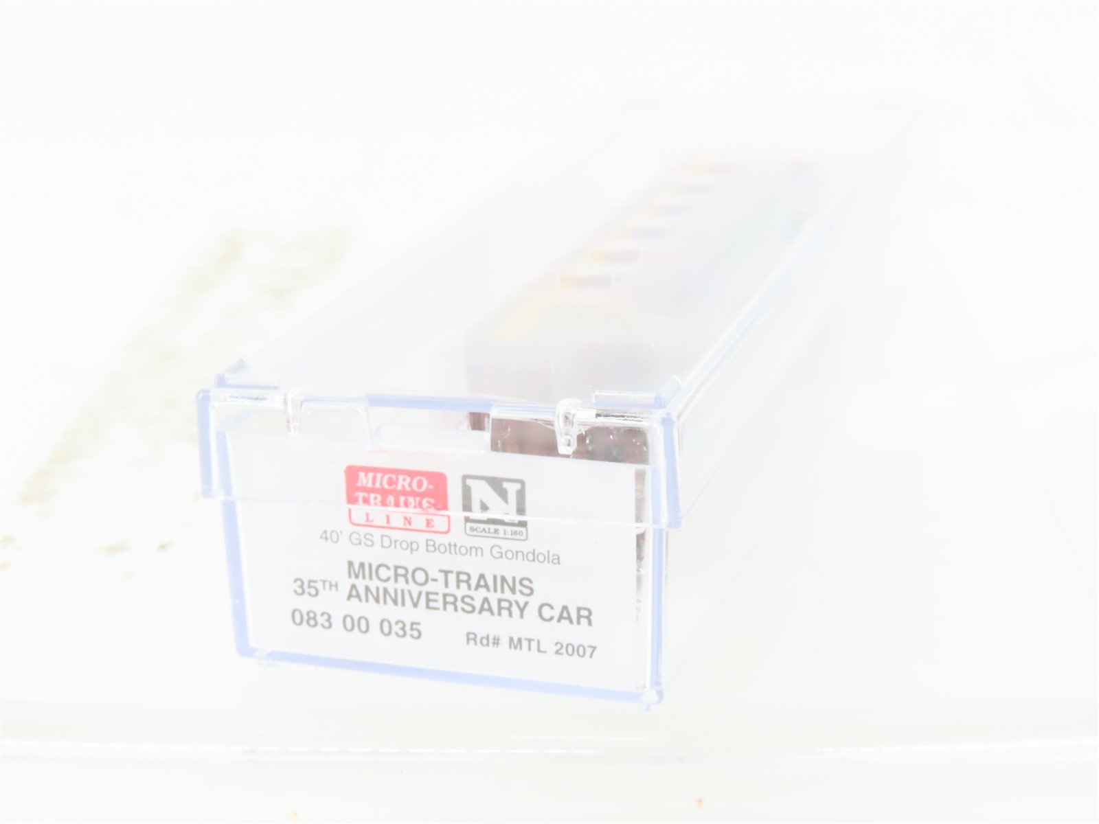 N Scale Micro-Trains MTL 08300035 35th Anniversary 40' Drop Bottom Gondola #2007