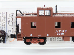 N Scale Micro-Trains MTL 100180 ATSF Santa Fe 36' Offset Cupola Caboose #2216