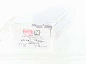 N Scale Micro-Trains MTL 100180 ATSF Santa Fe 36' Offset Cupola Caboose #2216