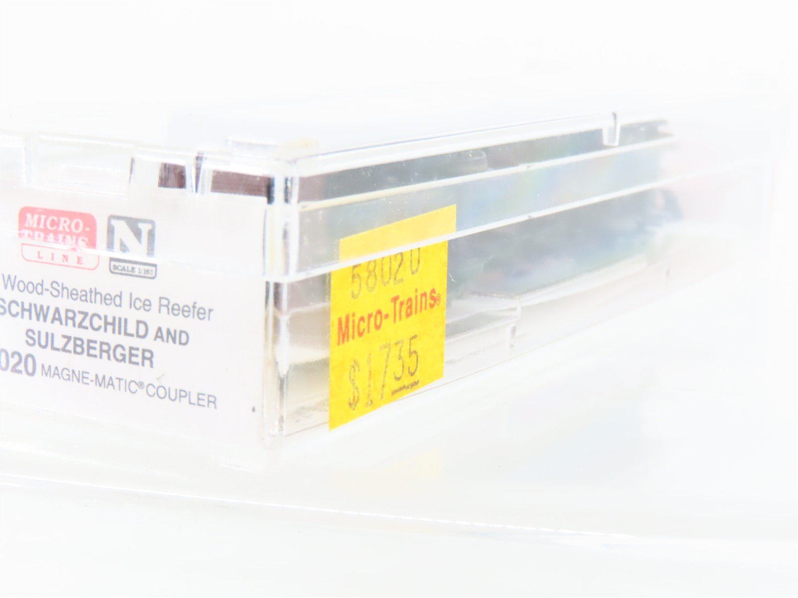 N Scale Micro-Trains MTL 58020 CBTCO Schwarzschild & Sulzberger 36' Reefer #1675