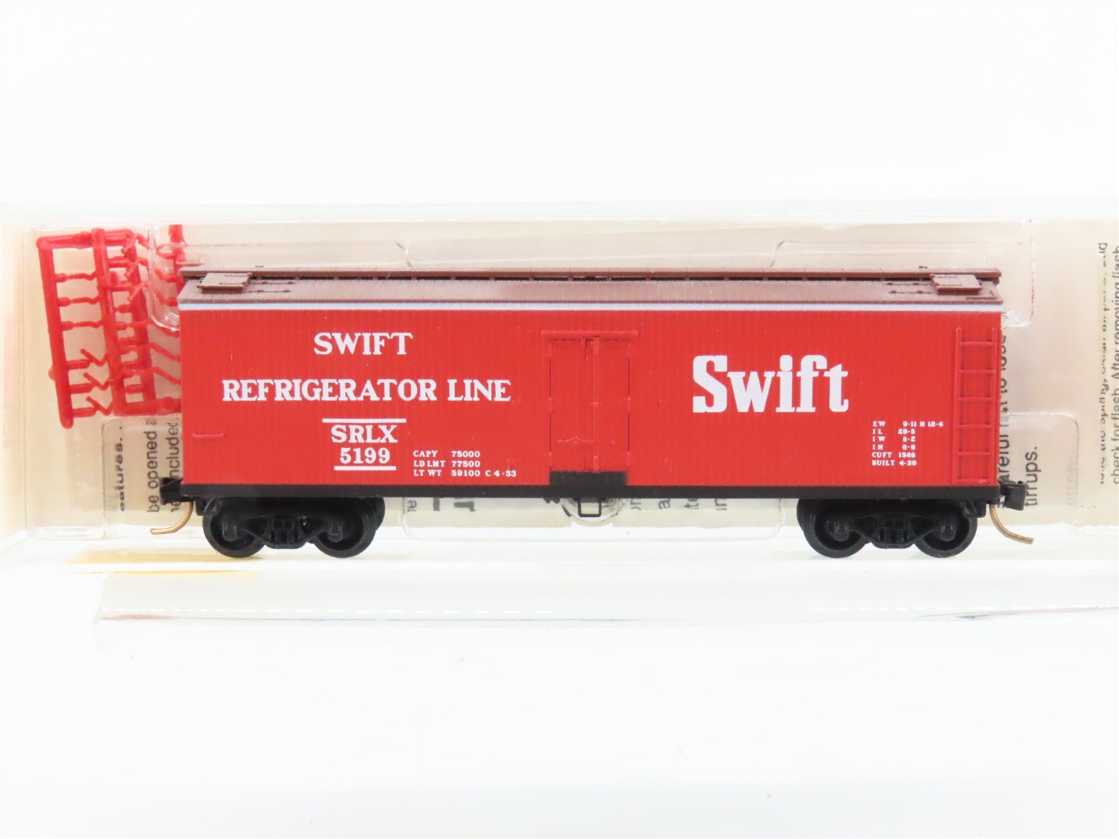 N Scale Micro-Trains MTL 49400 SRLX Swift Refrigerator Line 40' Reefer #5199