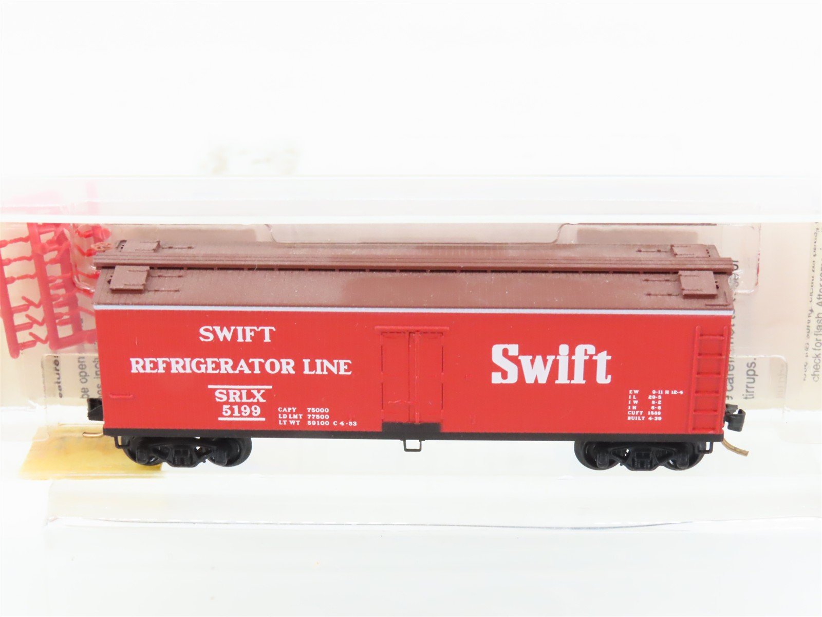 N Scale Micro-Trains MTL 49400 SRLX Swift Refrigerator Line 40' Reefer #5199