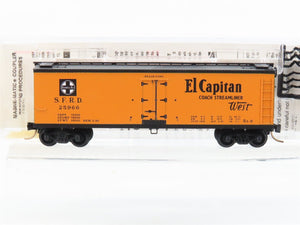 N Scale Micro-Trains MTL 47210 SFRD Santa Fe El Capitan 40' Wood Reefer #25966