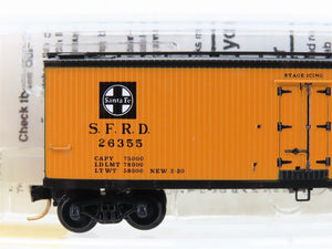 N Scale Micro-Trains MTL 47240 SFRD Santa Fe Super Chief 40' Reefer #26355