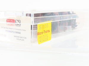 N Micro-Trains MTL 57100 PRR Pennsylvania War Bonds 2-Bay Open Hopper #220877