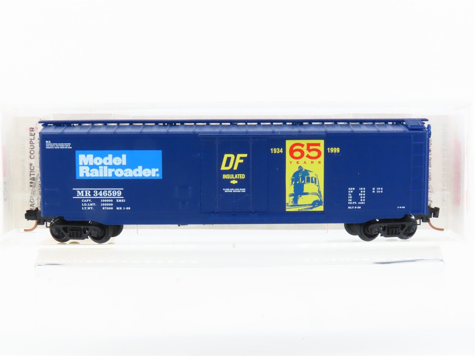 N Scale Micro-Trains MTL 32360 MR Model Railroader 65 Years 50' Box Car #346599