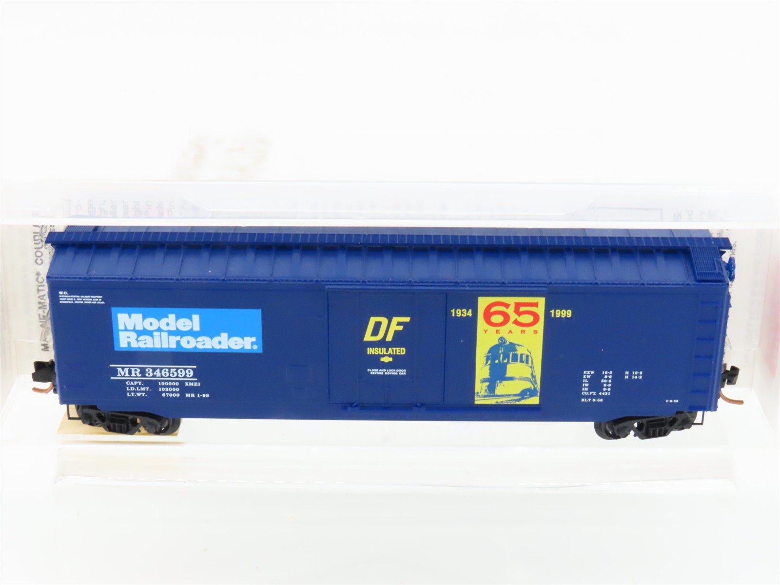 N Scale Micro-Trains MTL 32360 MR Model Railroader 65 Years 50' Box Car #346599