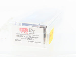 N Scale Micro-Trains MTL 32360 MR Model Railroader 65 Years 50' Box Car #346599
