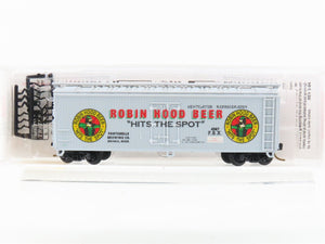 N Scale Micro-Trains MTL 49450 FBX Robin Hood Beer 40' Wood Reefer #4567