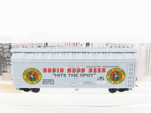 N Scale Micro-Trains MTL 49450 FBX Robin Hood Beer 40' Wood Reefer #4567