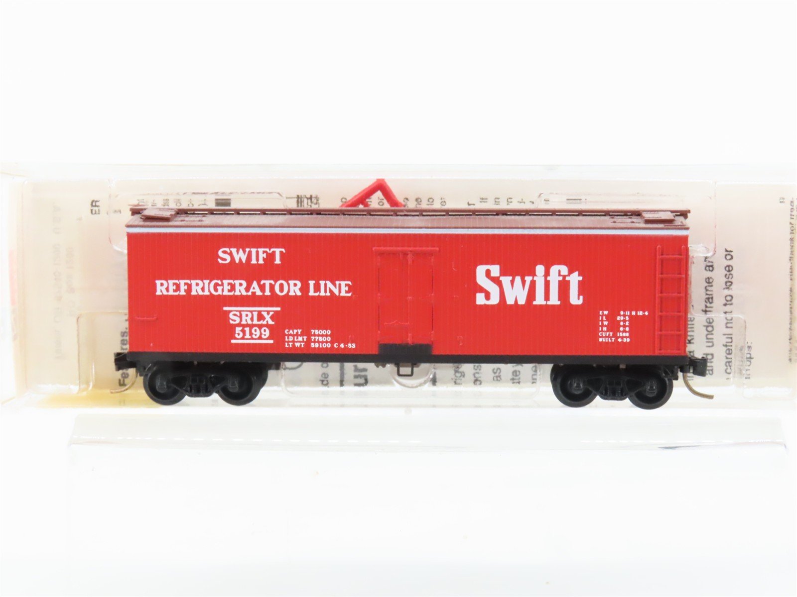 N Scale Micro-Trains MTL 49400 SRLX Swift Refrigerator Line 40' Reefer #5199