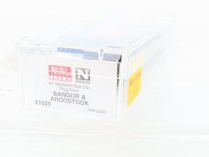 N Scale Micro-Trains MTL 21020 BAR State Of Maine 40' Plug Door Box Car #2245