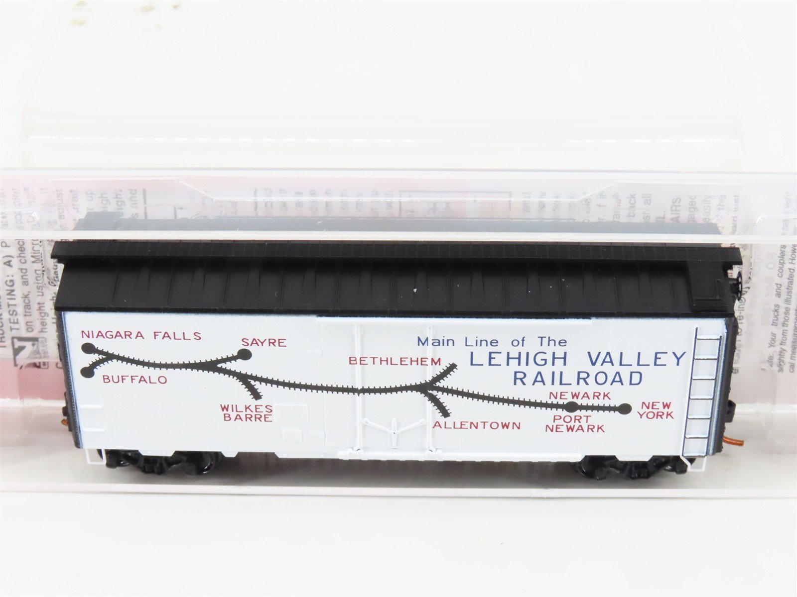 N Scale Micro-Trains MTL NSE 11-01 LV Lehigh Valley Rolling Billboard Box Car