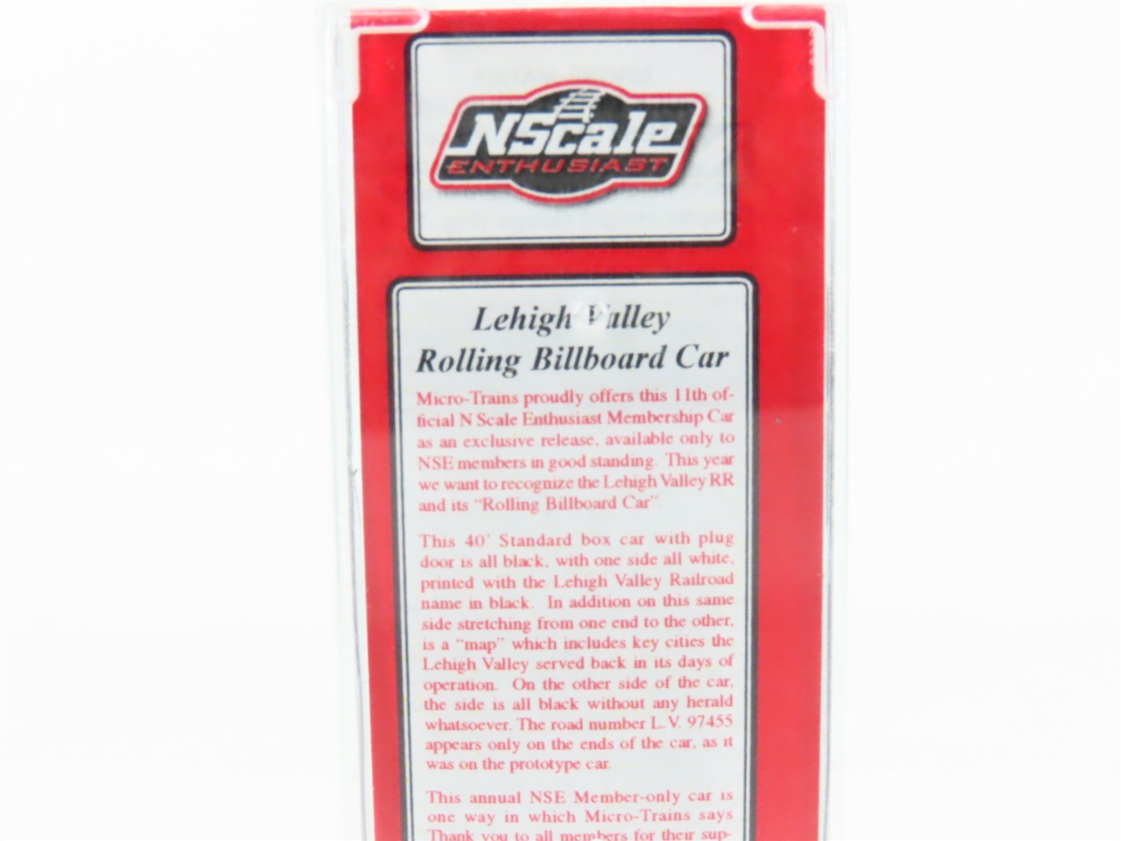 N Scale Micro-Trains MTL NSE 11-01 LV Lehigh Valley Rolling Billboard Box Car