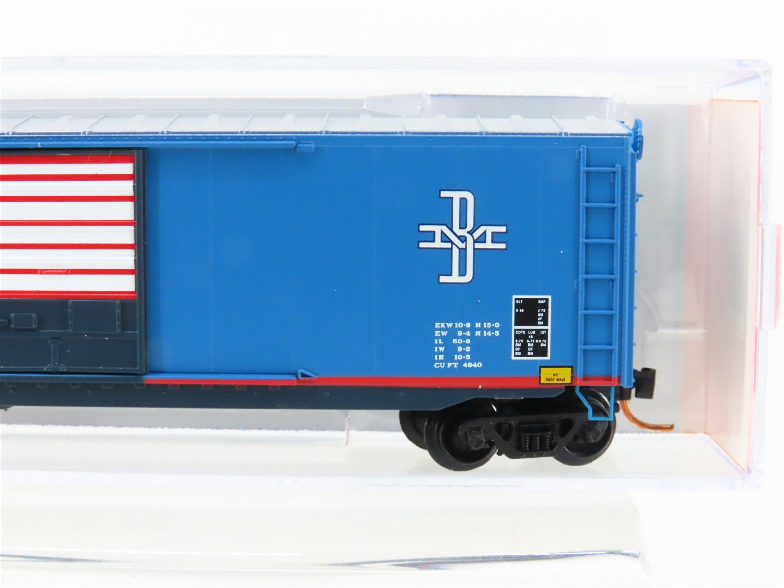 N Scale Micro-Trains MTL NSC 07-85 BM Boston & Maine Bicentennial Box Car #77039