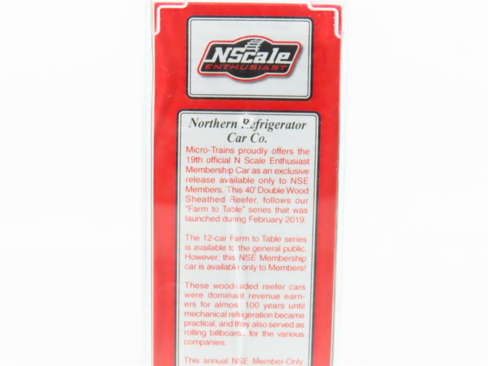 N Micro-Trains MTL NSE 19-01 Northern Refrigerator Car 