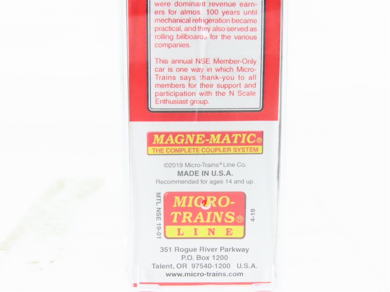 N Micro-Trains MTL NSE 19-01 Northern Refrigerator Car 