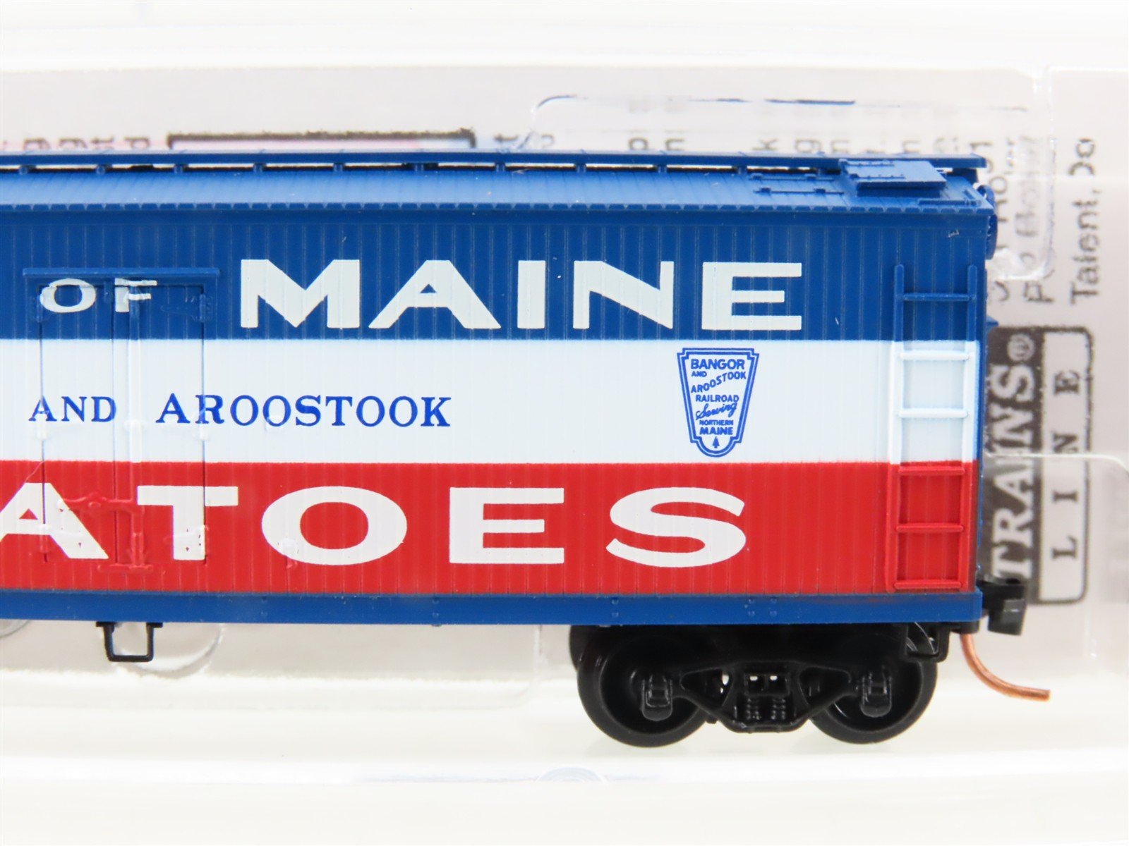 N Scale Micro-Trains MTL NSC 5-04 BAR State Of Maine 40' Wood Reefer #5157