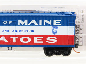N Scale Micro-Trains MTL NSC 5-04 BAR State Of Maine 40' Wood Reefer #5157