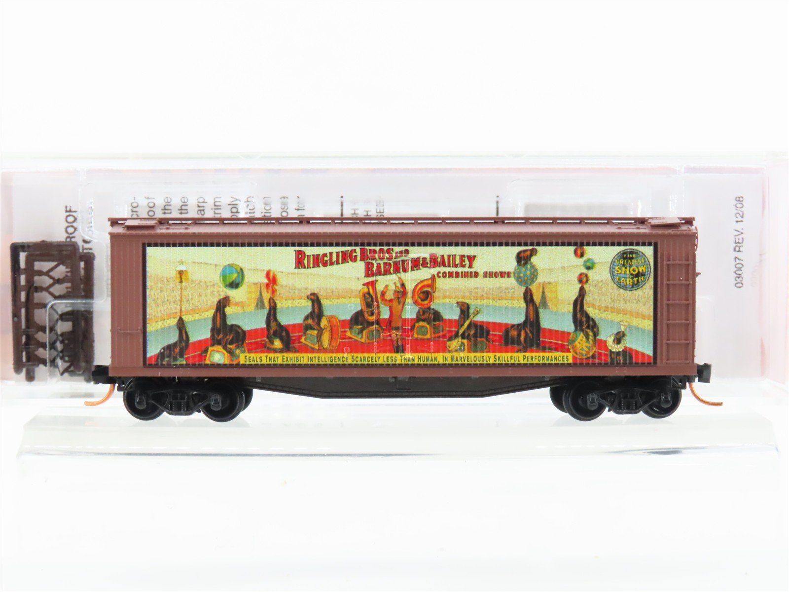 N Micro-Trains MTL 04700407 Ringling Bros. Billboard Car #7 
