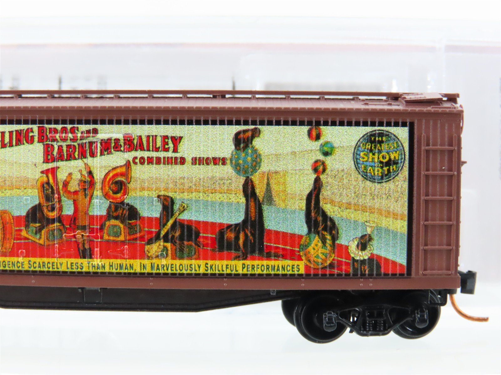 N Micro-Trains MTL 04700407 Ringling Bros. Billboard Car #7 