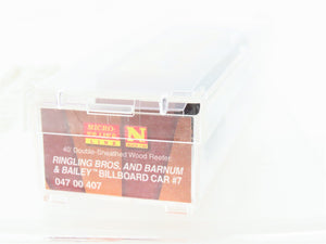 N Micro-Trains MTL 04700407 Ringling Bros. Billboard Car #7 