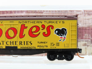 N Scale Micro-Trains MTL 04900620 QREX Boote's Hatcheries 40' Reefer #90534