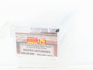 N Scale Micro-Trains MTL 04900620 QREX Boote's Hatcheries 40' Reefer #90534