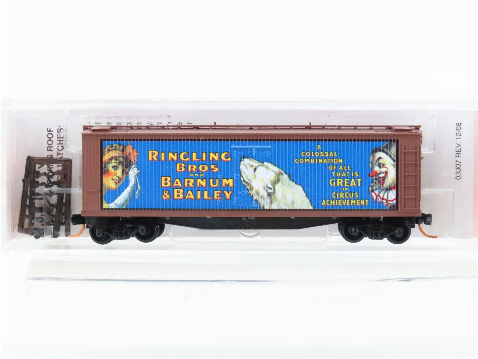 N Scale Micro-Trains MTL 04700408 Ringling Bros. Billboard Car #8 40' Reefer