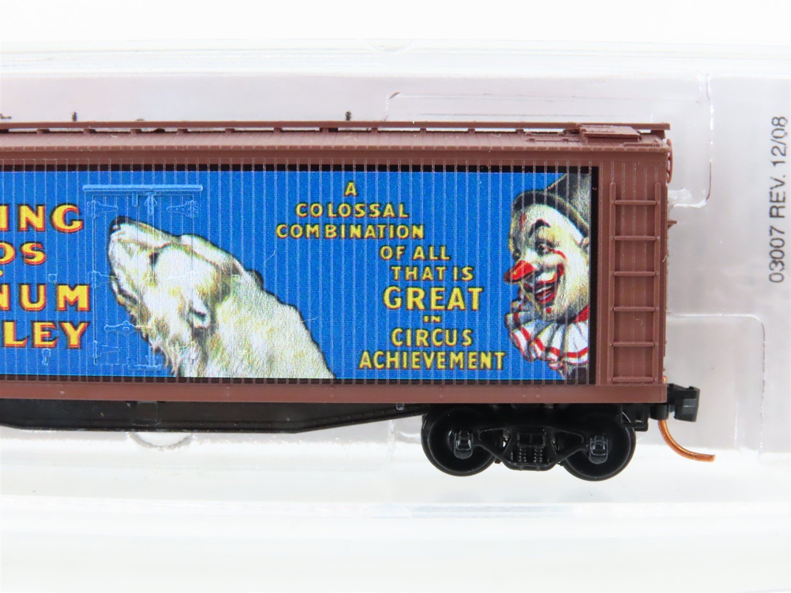 N Scale Micro-Trains MTL 04700408 Ringling Bros. Billboard Car #8 40' Reefer