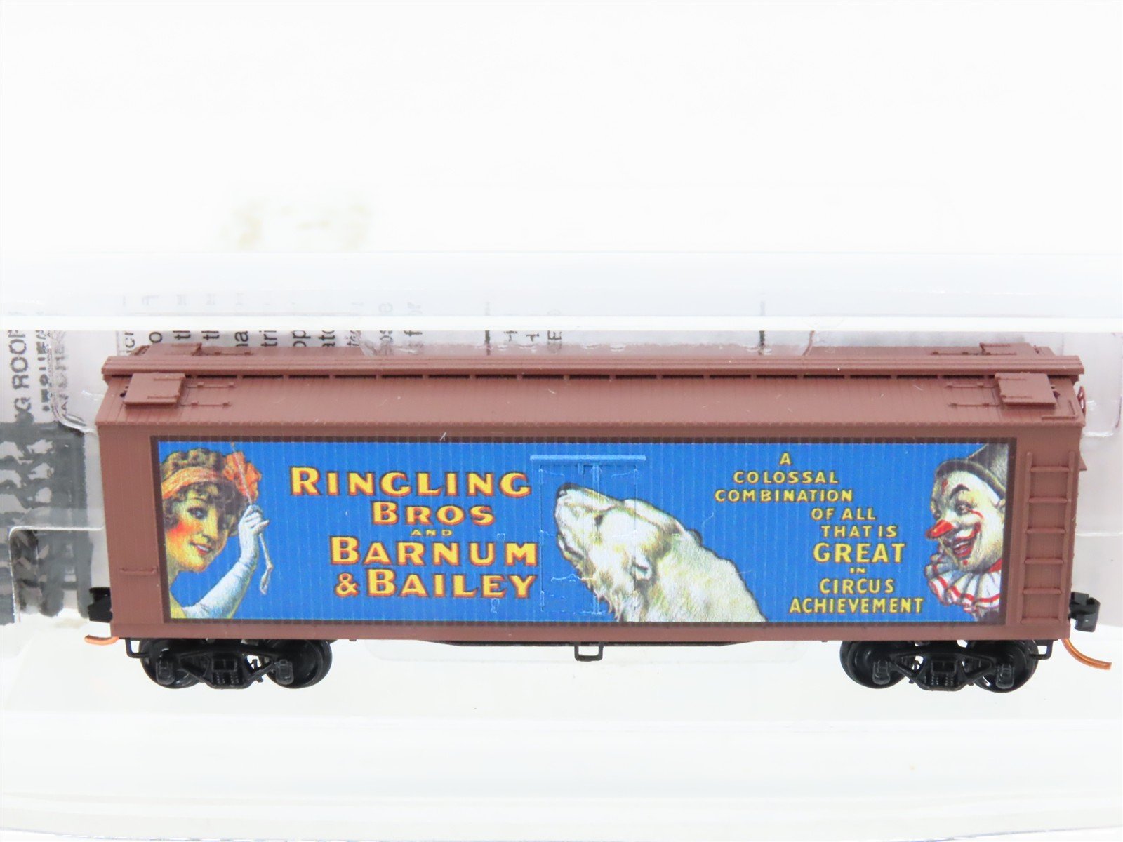 N Scale Micro-Trains MTL 04700408 Ringling Bros. Billboard Car #8 40' Reefer