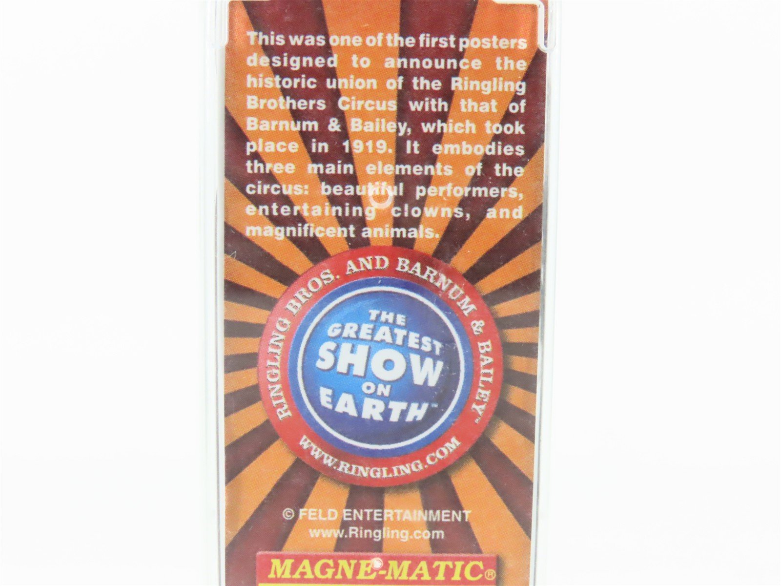 N Scale Micro-Trains MTL 04700408 Ringling Bros. Billboard Car #8 40' Reefer