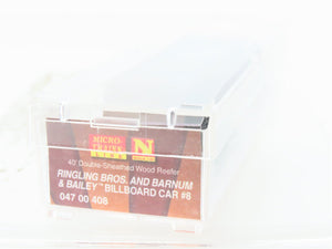 N Scale Micro-Trains MTL 04700408 Ringling Bros. Billboard Car #8 40' Reefer