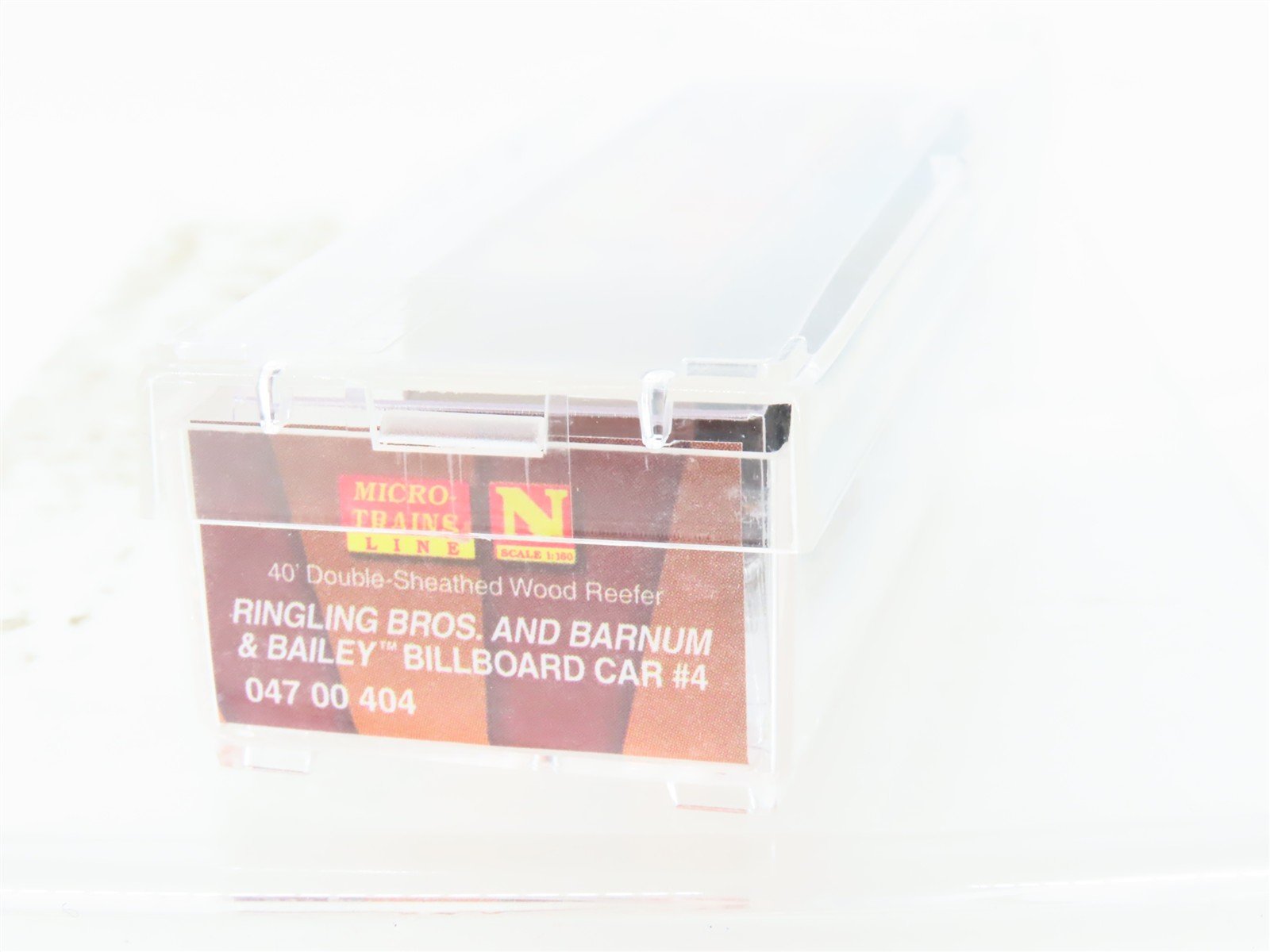 N Scale Micro-Trains MTL 04700404 Ringling Bros. Billboard Car #4 40' Reefer