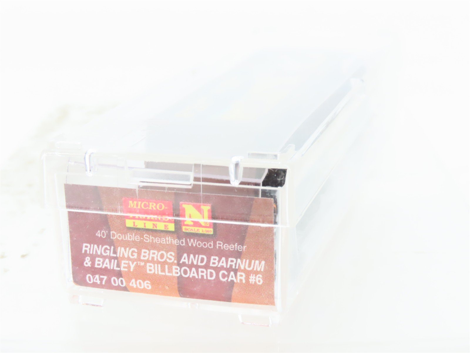 N Scale Micro-Trains MTL 04700406 Ringling Bros. Billboard Car #6 40' Reefer