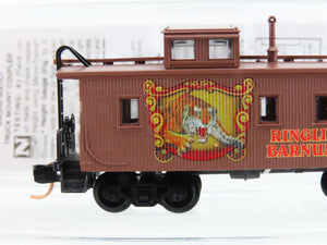N Scale Micro-Trains MTL 05100190 Ringling Bros. 34' Straight Cupola Caboose