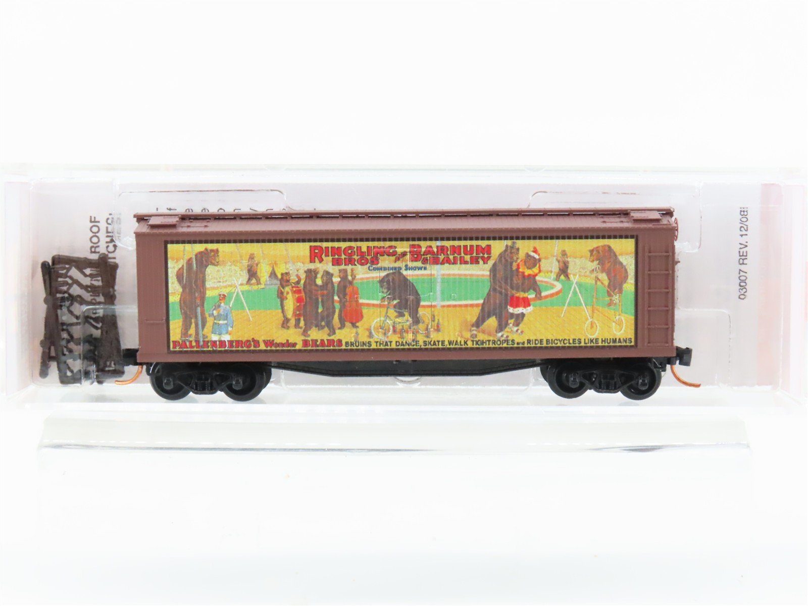 N Micro-Trains MTL 04700405 Ringling Bros. Billboard Car #5 