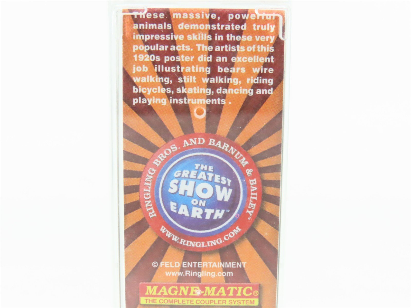 N Micro-Trains MTL 04700405 Ringling Bros. Billboard Car #5 